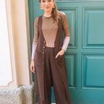 Long vest tricot