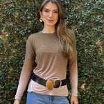 Long sleeve blouse