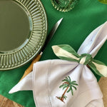 Coconut embroidered ajour napkin - KOPLIN SHOP