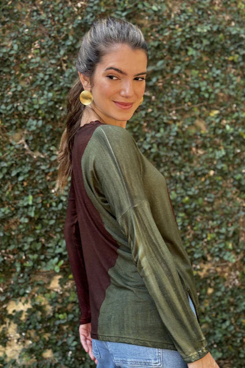 Long sleeve blouse