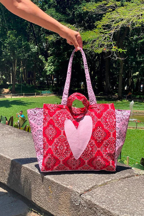 Red Bandana Bag - KOPLIN SHOP
