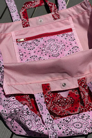 Red Bandana Bag - KOPLIN SHOP