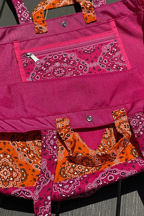 Orange Bandana Bag - KOPLIN SHOP