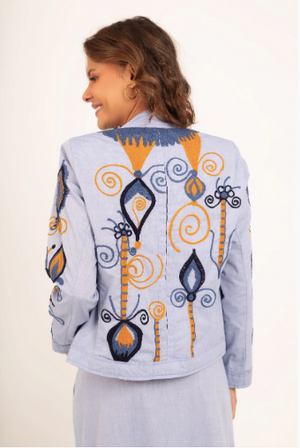 Chambrey Embroidered Marrakech Jacket - KOPLIN SHOP