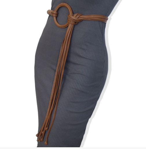 Leather knot belt - KOPLIN SHOP