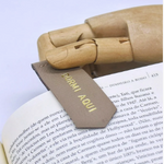 Soneca leather magnetic bookmark - KOPLIN SHOP