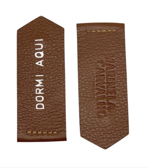 Soneca leather magnetic bookmark - KOPLIN SHOP