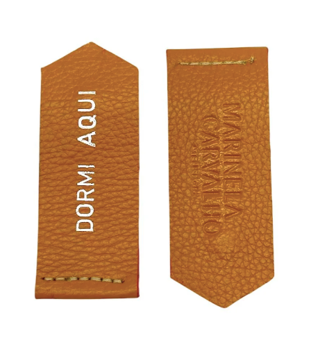 Soneca leather magnetic bookmark - KOPLIN SHOP