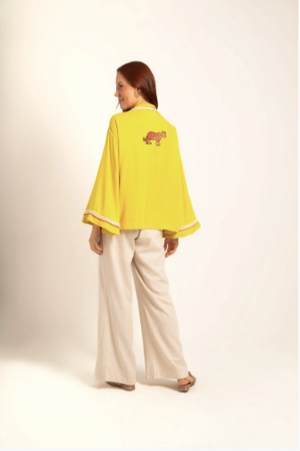 Embroidered Anaya kimono - KOPLIN SHOP