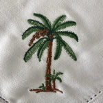 Coconut embroidered ajour napkin - KOPLIN SHOP
