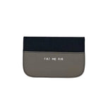 Leather card holder MAKE ME LAUGH