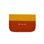 Leather card holder MAKE ME LAUGH