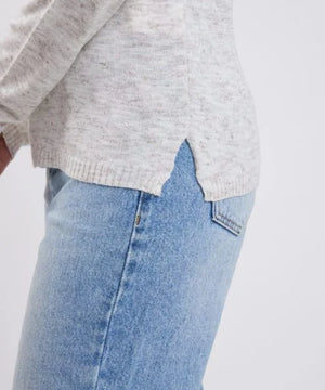 Off White Mushroom Sweater - KOPLIN SHOP