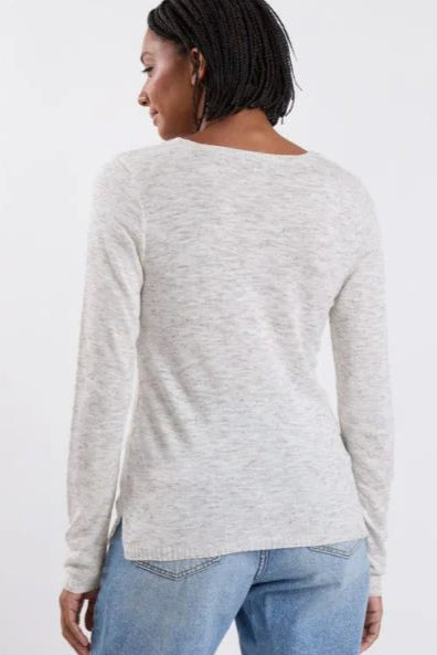 Off White Mushroom Sweater - KOPLIN SHOP