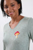 Green Mushroom Sweater - KOPLIN SHOP
