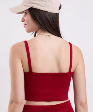 Top Tricot Basic - Red