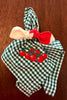 Tomato plaid napkin - KOPLIN SHOP