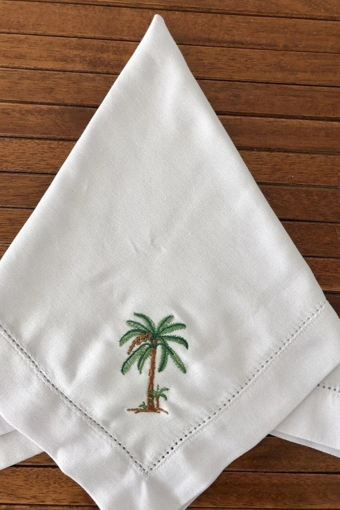 Coconut embroidered ajour napkin - KOPLIN SHOP