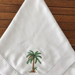 Coconut embroidered ajour napkin - KOPLIN SHOP