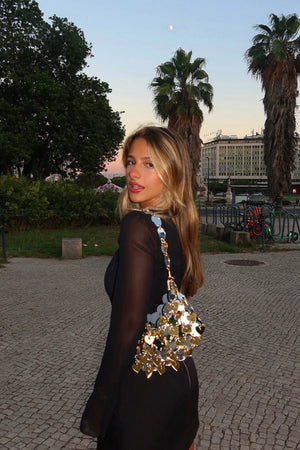 Martini Heart Silver/Gold Bag