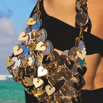 Mini heart Martini golden and silver