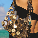 Martini Heart Silver/Gold Bag