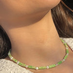 Green Jasper Choker - KOPLIN SHOP