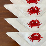 Red siri cocktail napkin set - KOPLIN SHOP