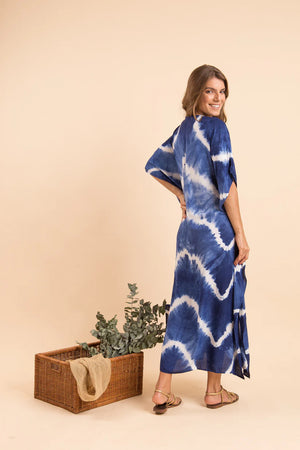 Kaftan Tie Dye - Dark Blue