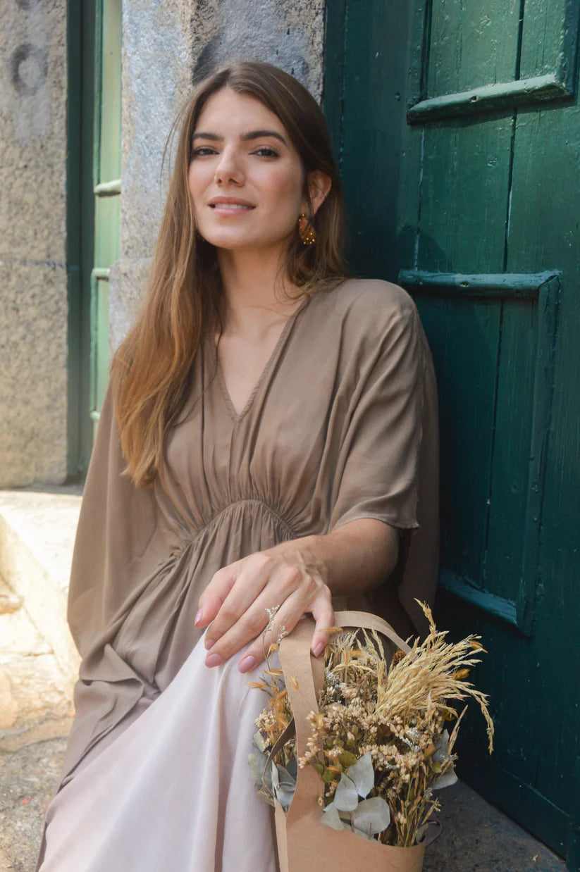 Kaftan Tie Dye - Brown