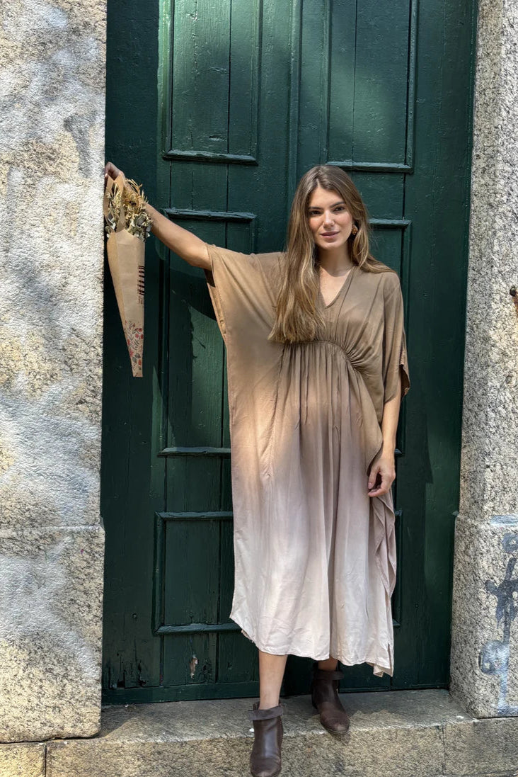 Kaftan Tie Dye - Brown