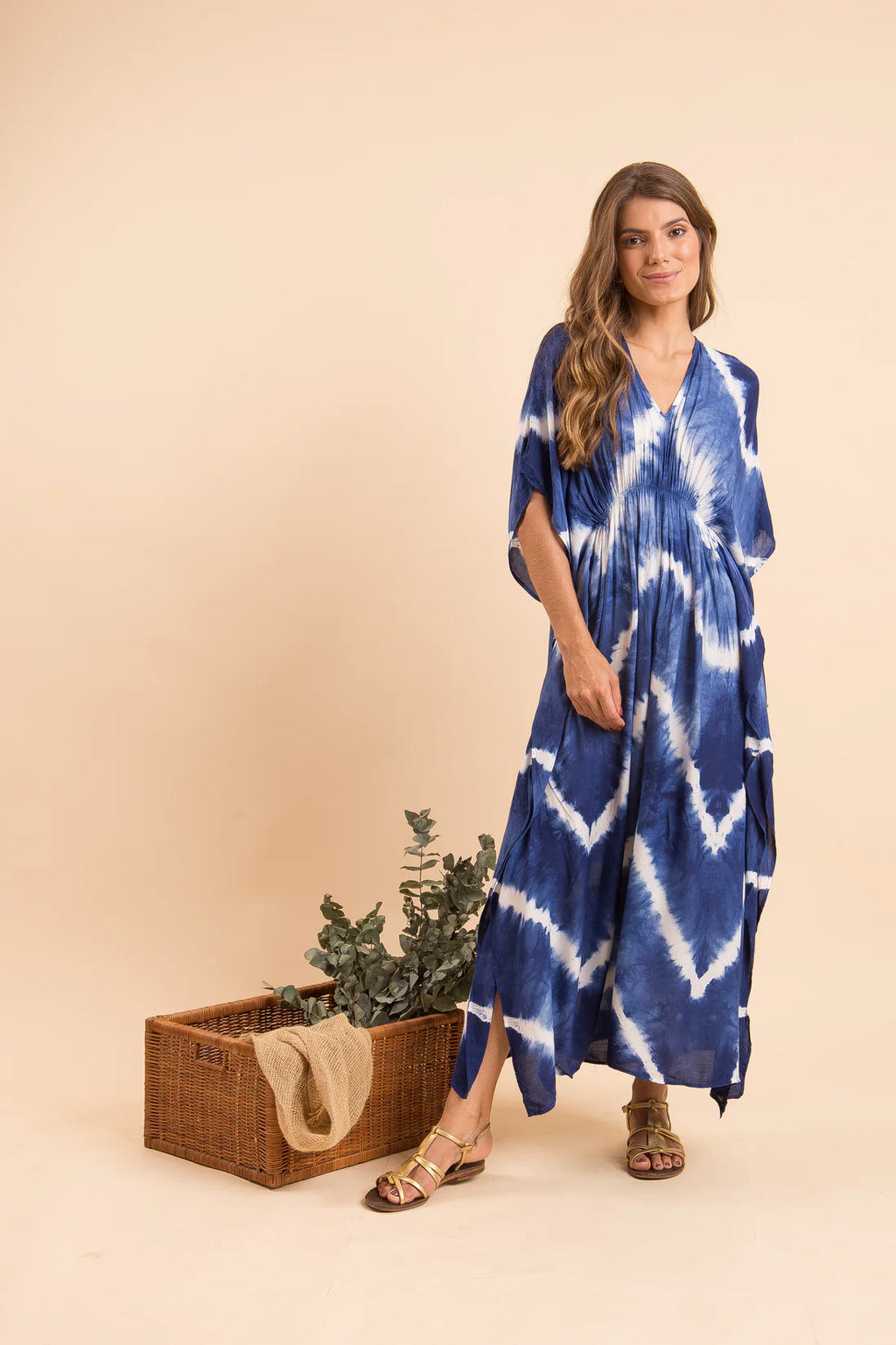 Kaftan Tie Dye - Dark Blue
