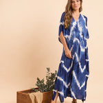 Kaftan Tie Dye - Dark Blue