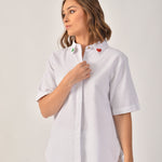 Beaded heart Shirt