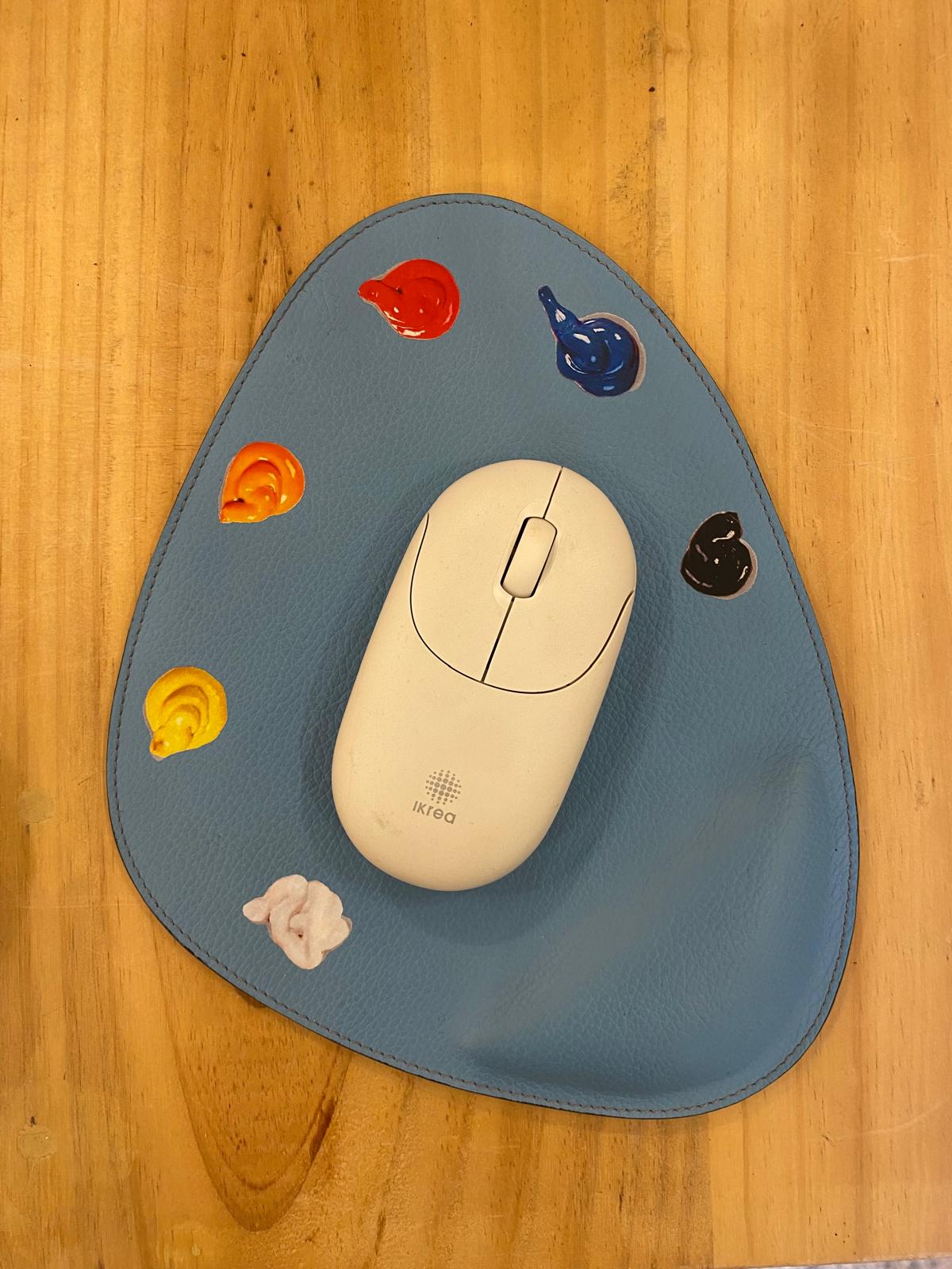 Watercolour leather mousepad - KOPLIN SHOP