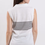 Off-white Striped Knit Polo