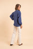 Blue Embroidered Shirt