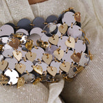 Mini heart Martini golden and silver