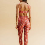 Leggin Slim Red Tile