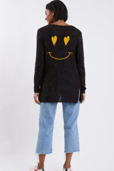 Black Smile Cardigan - KOPLIN SHOP