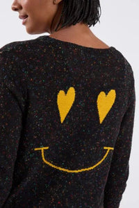 Black Smile Cardigan - KOPLIN SHOP
