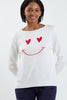 Off White Smile Sweater - KOPLIN SHOP