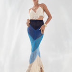 LUZIR Crochet Top with Fringe