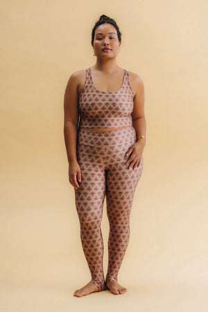 Legging High Hamsa Mocha