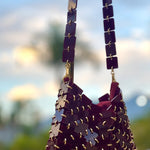 Squared Bordeaux Bag